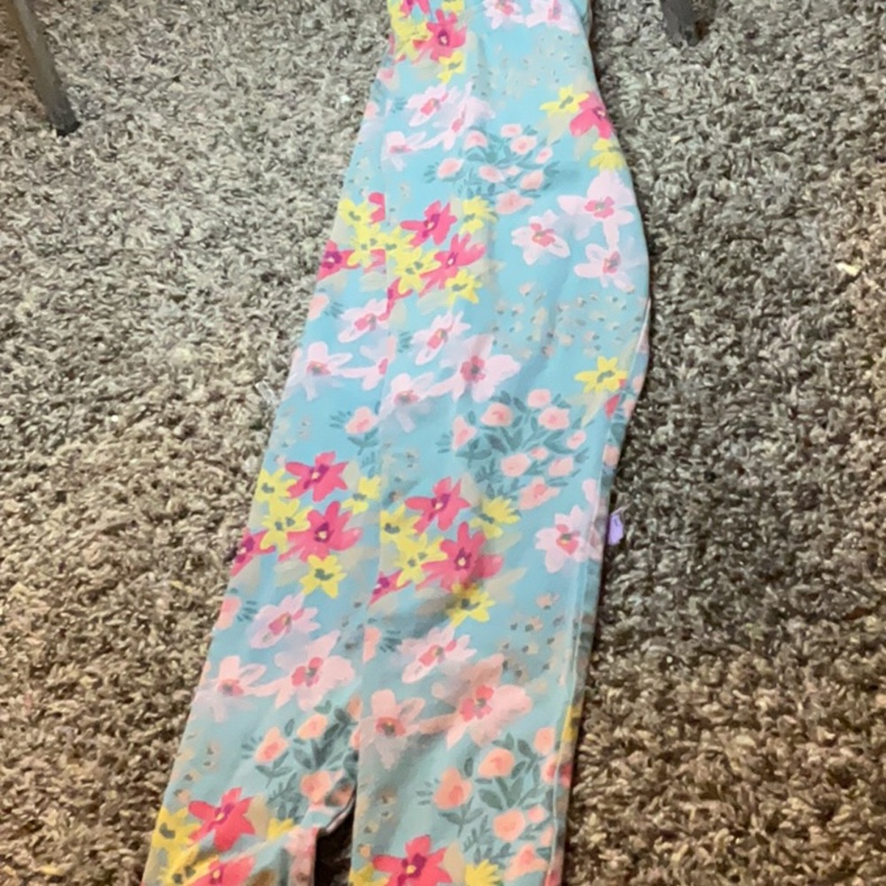 Carter's Floral Dress with Pink and Yellow Accents size 10